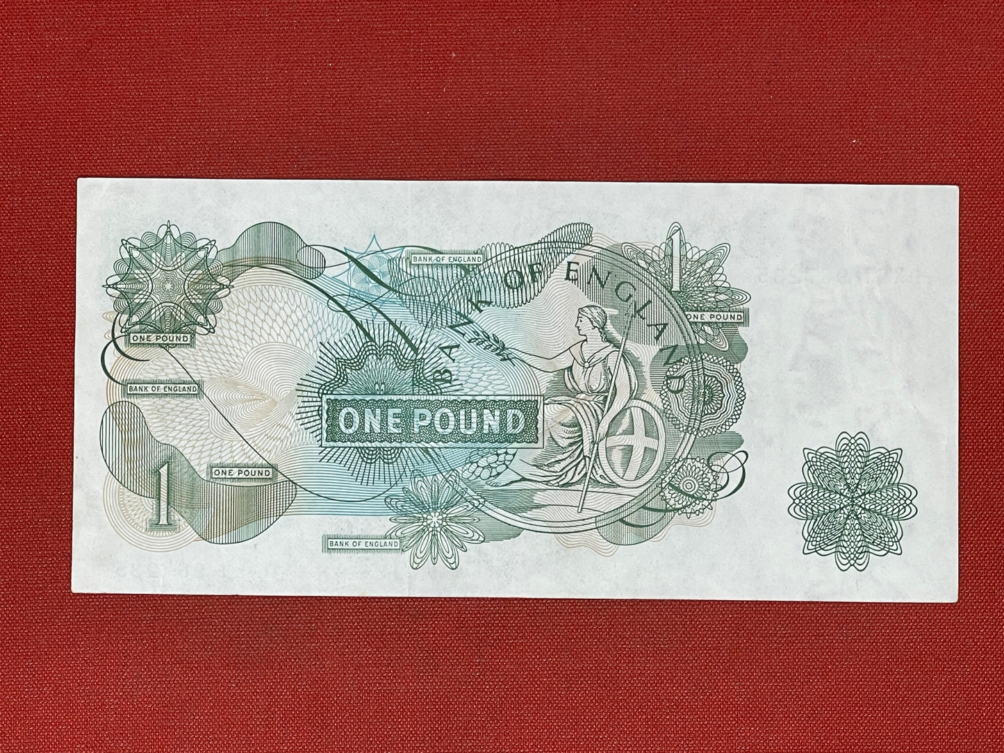 Bank of England £1 Banknote Signed J Page 1970 - 1980 ( Dugg 322 )