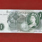 Bank of England £1 Banknote Signed J Page 1970 - 1980 ( Dugg 322 )