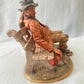 Capodimonte Tramp on Bench Figurine by Volta