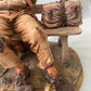 Capodimonte Tramp on Bench Figurine by Volta