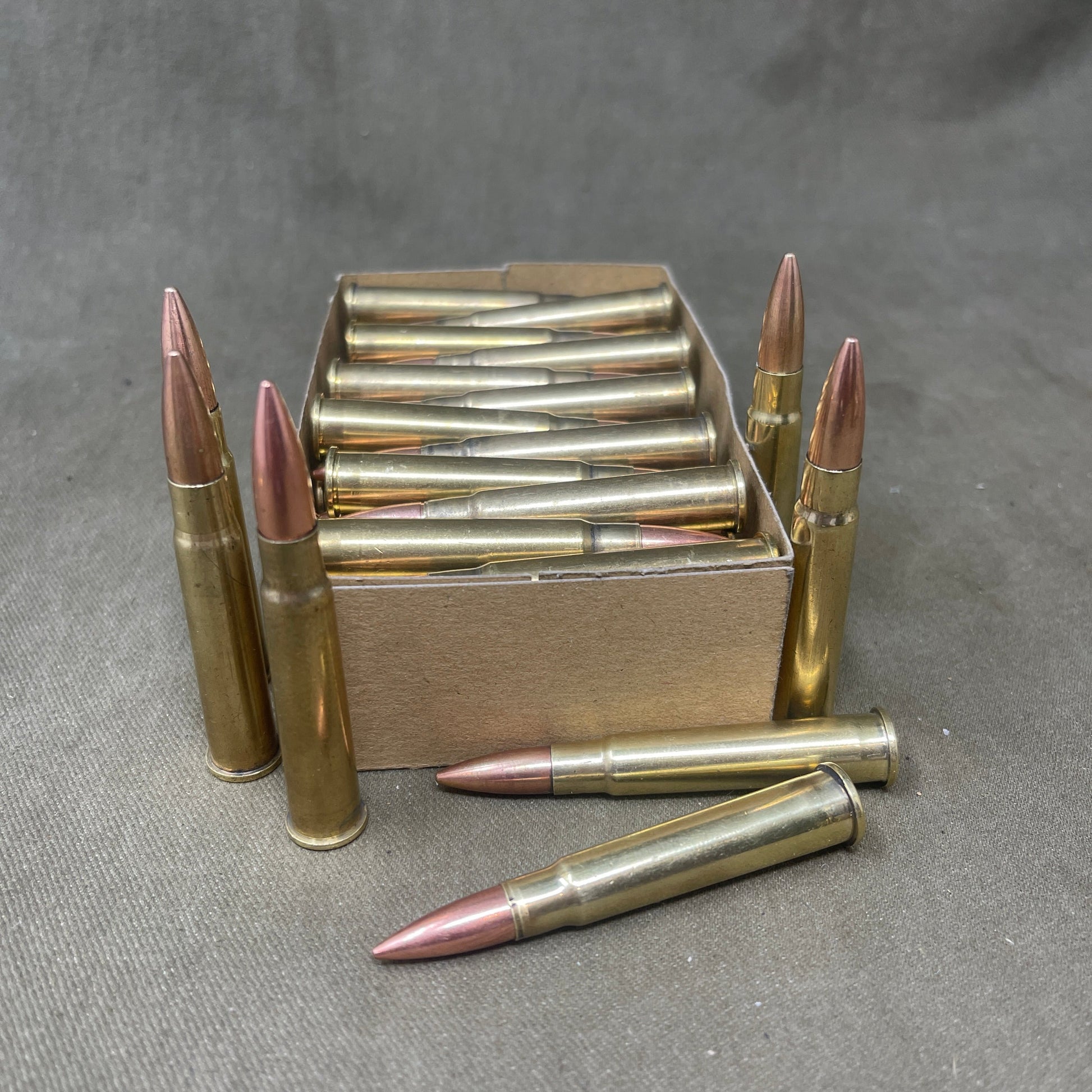 48 Round Box of Inert/ Display – .303 Lee Enfield Rounds Canadian Packaging