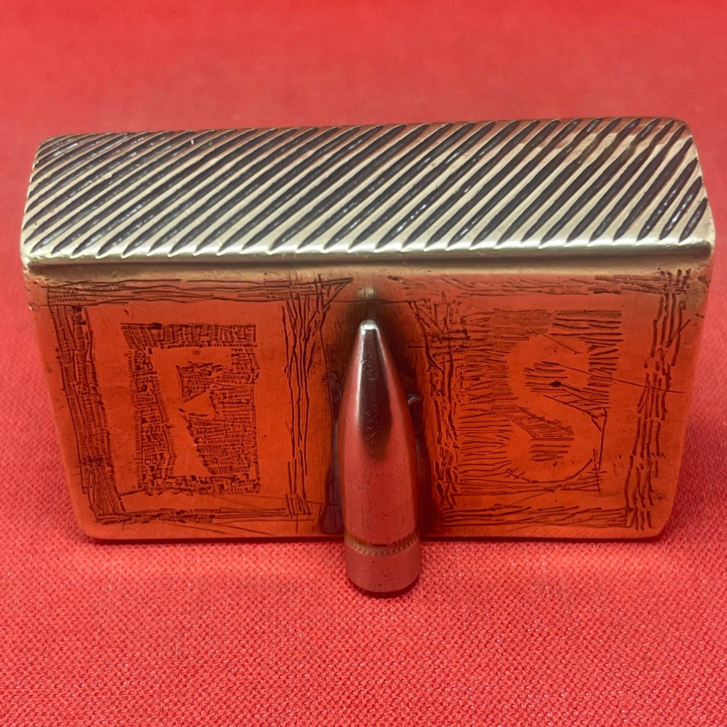 WW1 Trench Art Matchbox Sleeve Private Frederick Stonehouse Royal Berkshires