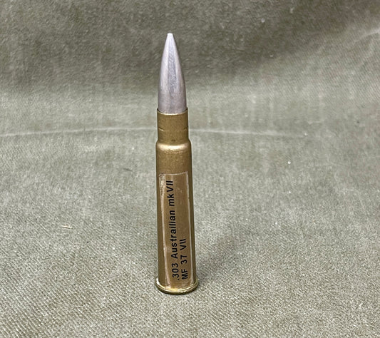 Inert .303 British Round – 1937 Dated MF (Footscray) | Collectible Ammunition