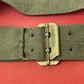 A nice khaki British Army Officers Service Dress Uniform Belt in excellent condition.