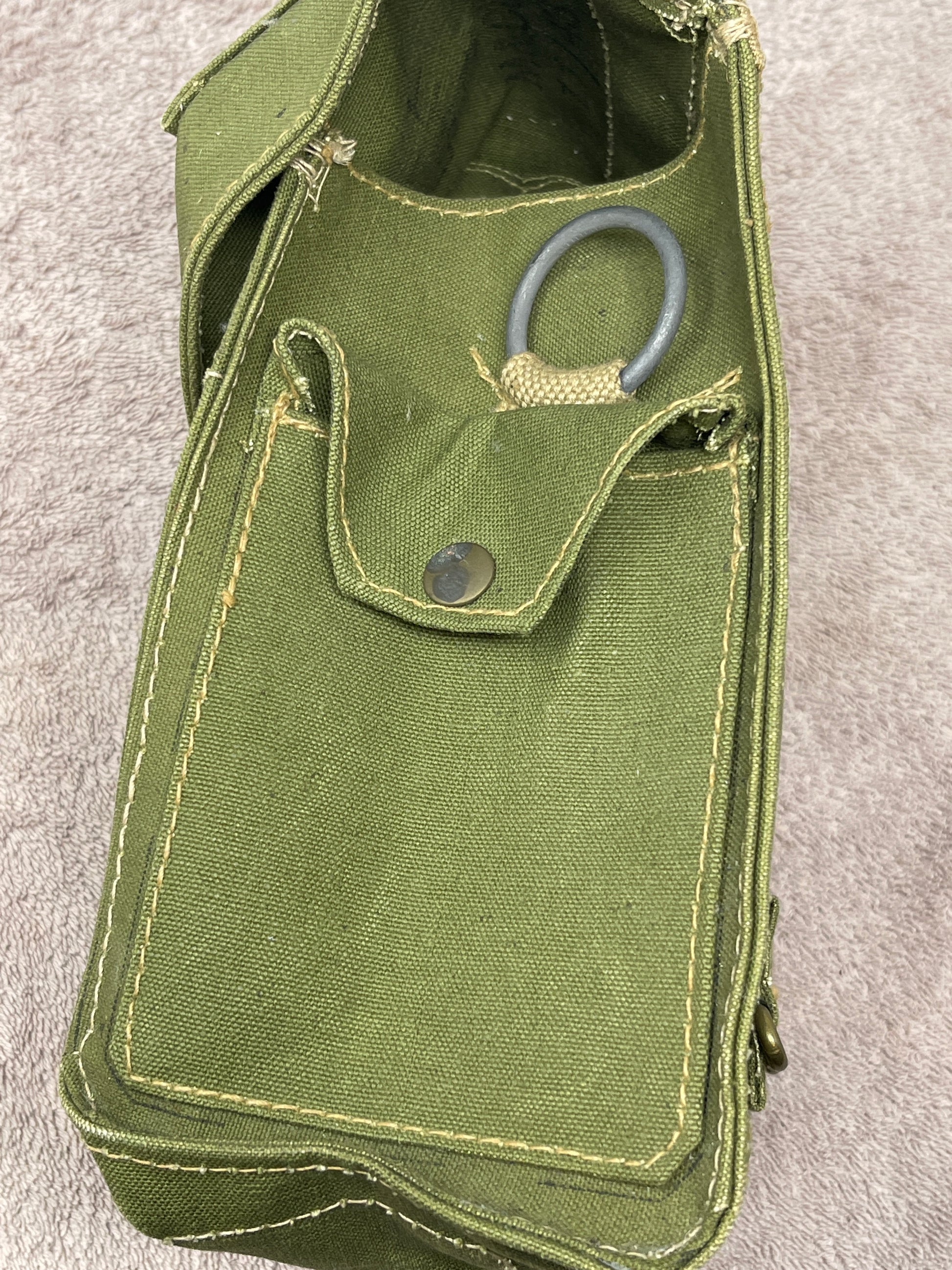 British Lightweight Gas Mask Haversack Dated 1943