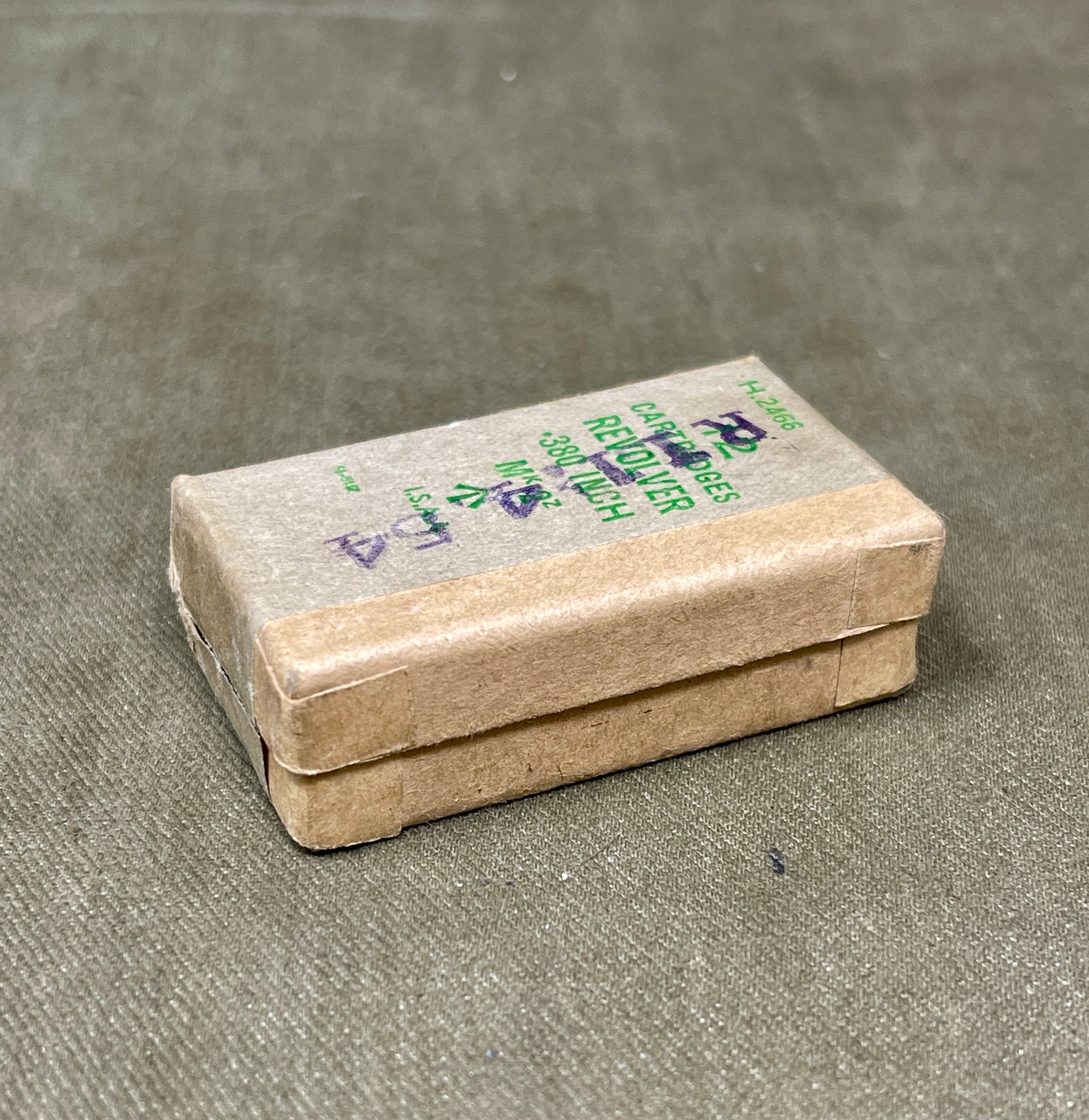 12× .380 RL Inert Webley Revolver Cartridges – Boxed by Royal Laboratories