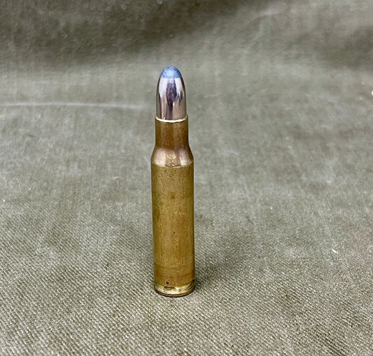 Original Inert .308 Winchester Round – Nickel Soft-Nose Bullet