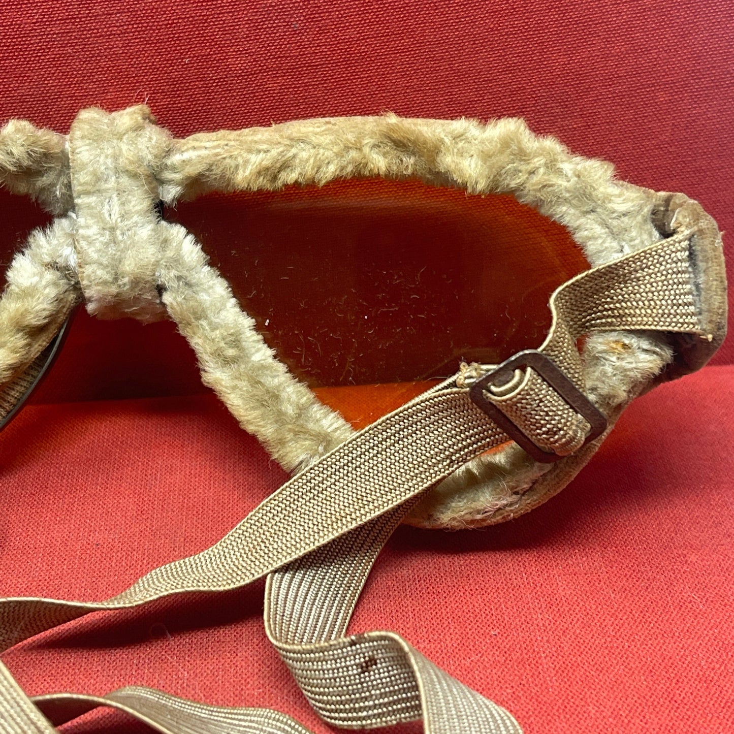 WW2 British Army Dispatch Riders Armoured Crew Goggles.