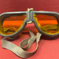 WW2 British Army Dispatch Riders Armoured Crew Goggles.