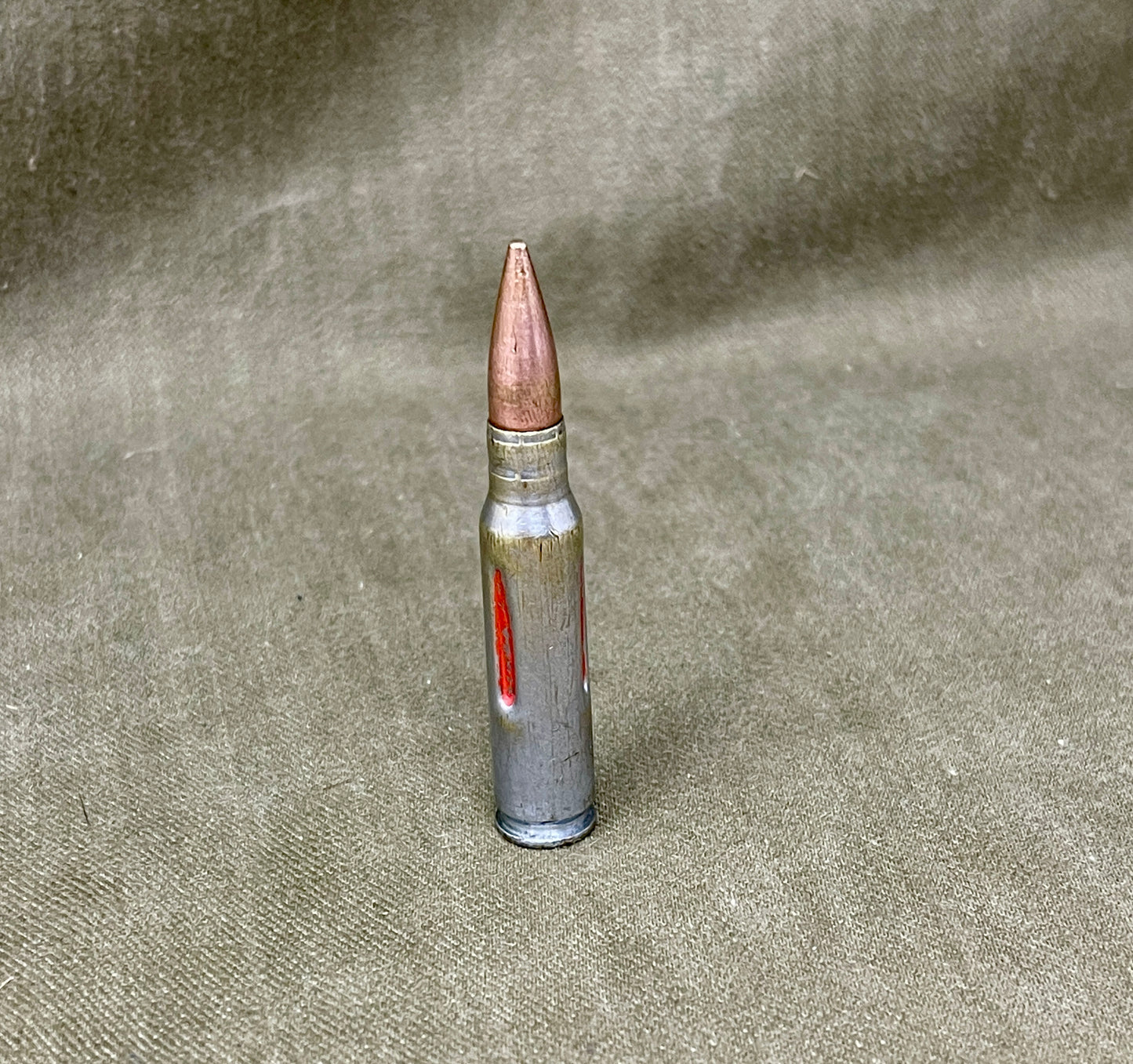Inert 7.62mm British Drill Round – 1964 RG (Radway Green)
