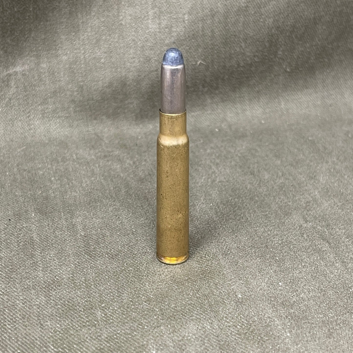 Inert DWM 8×56 M. Sch Cartridge – Nickel Lead-Tip Bullet