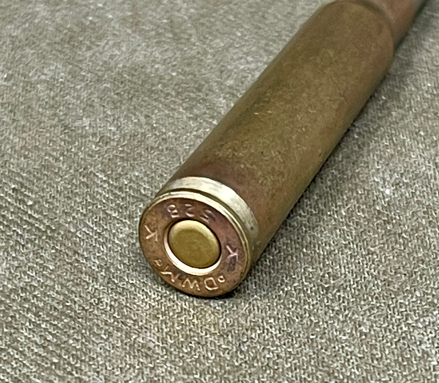 Inert 7×57mm DWM Cartridge – “K K 528” Headstamp, Nickel Soft-Point (1955)