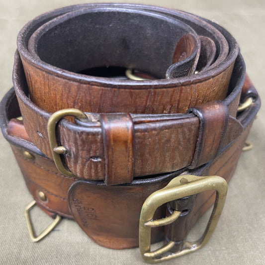 US Army  Military1915 Dated Officers Sam Browne Belt & Shoulder