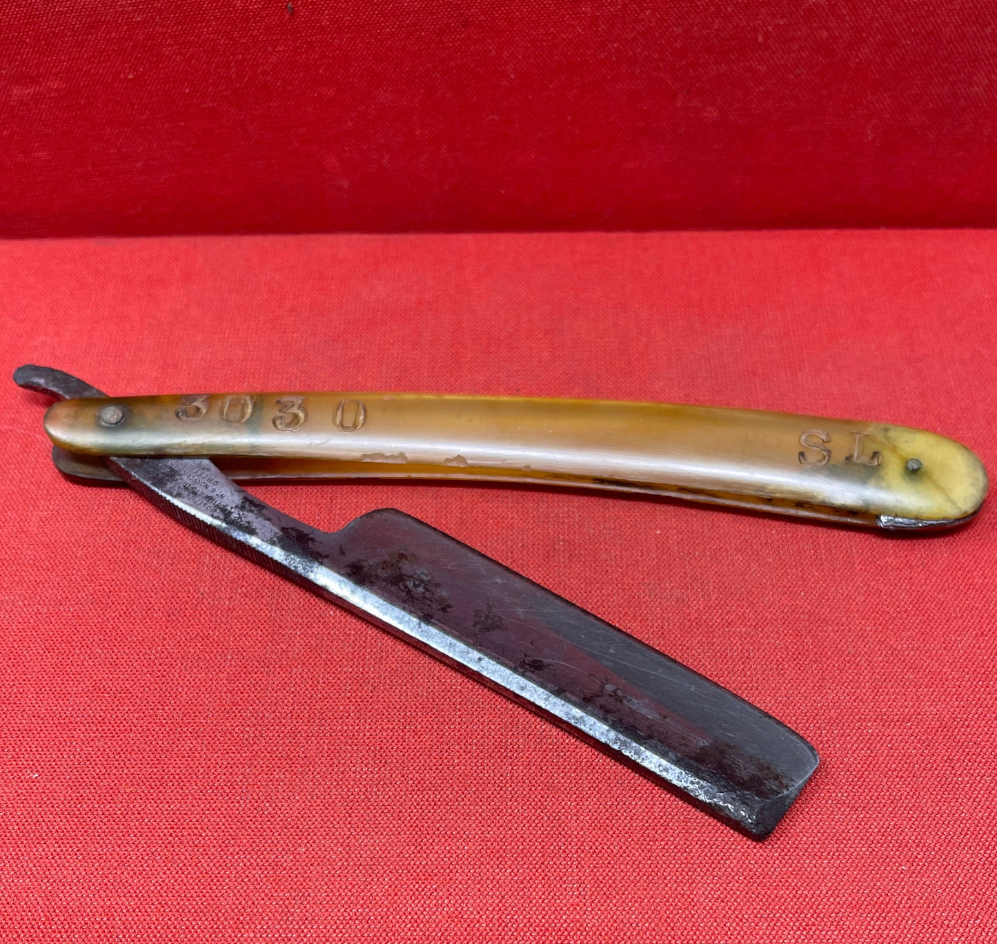 Military Vintage "Cut Throat Razor"." Joseph Rodgers and sons"