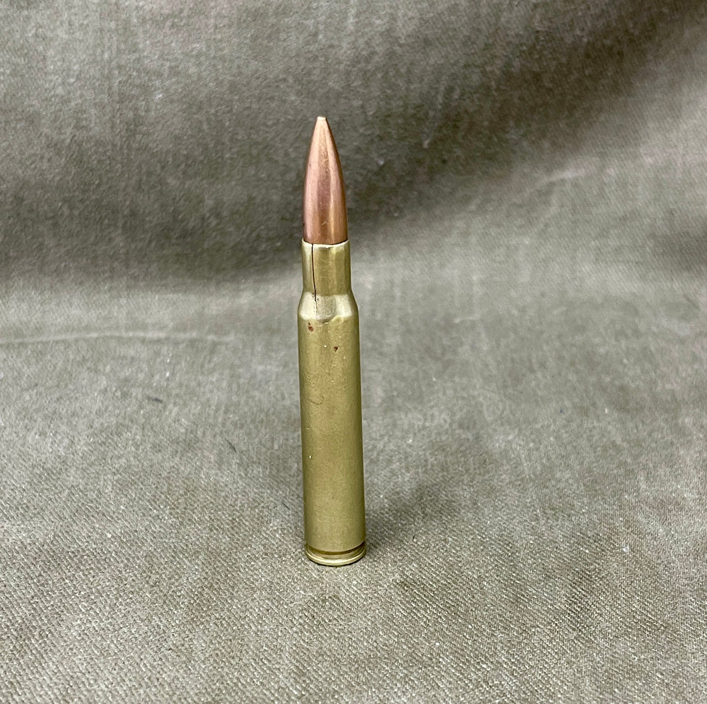 Original INERT .30-06 Round — W. RA. Co, 1918 Brass Cartridge