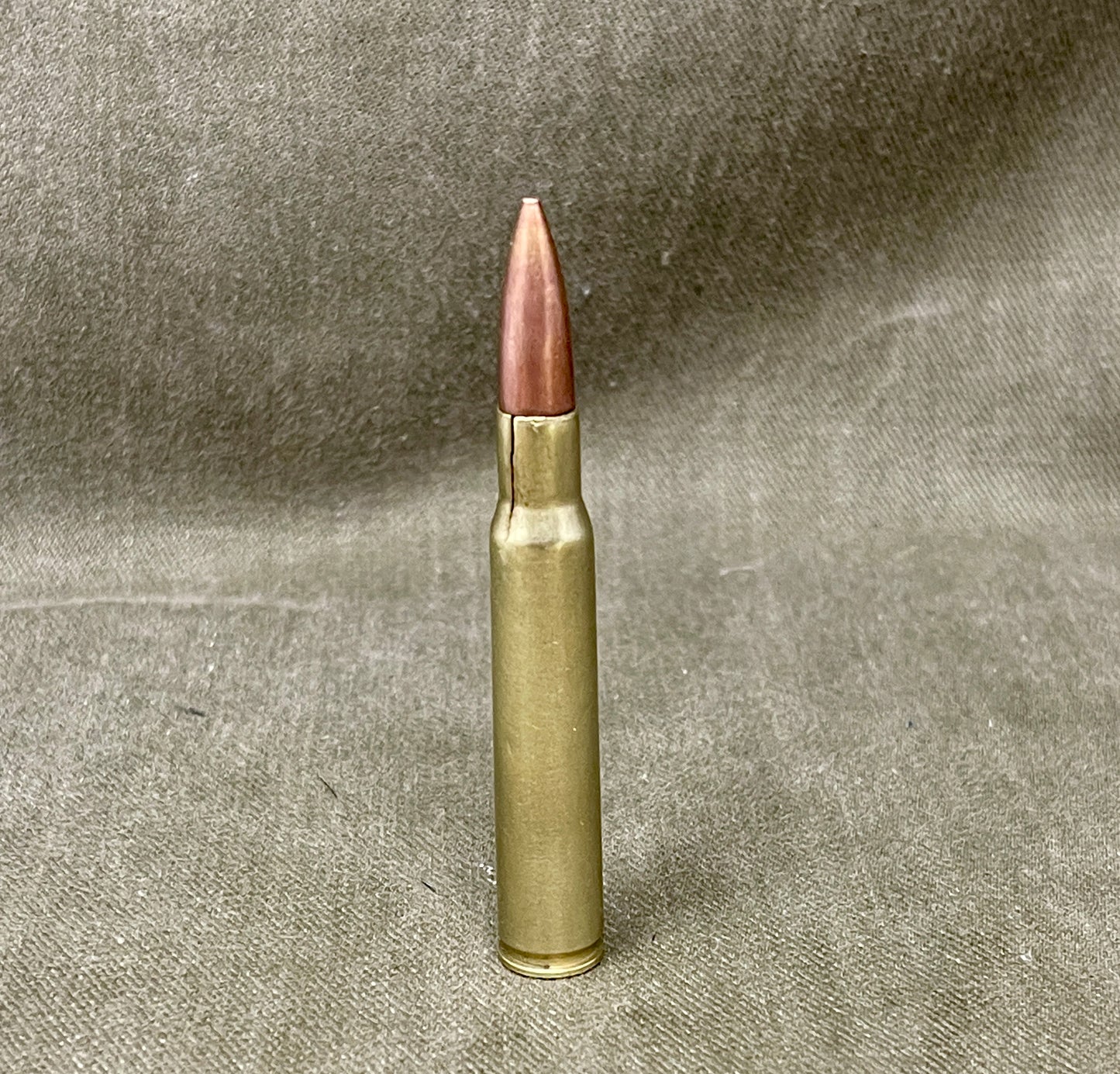 Original INERT .30-06 Round — U.S.C.Co 1918 Brass Cartridge