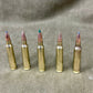 Selection of 5× Inert .223 / 5.56 NATO Rounds – Hunting & Military Mix
