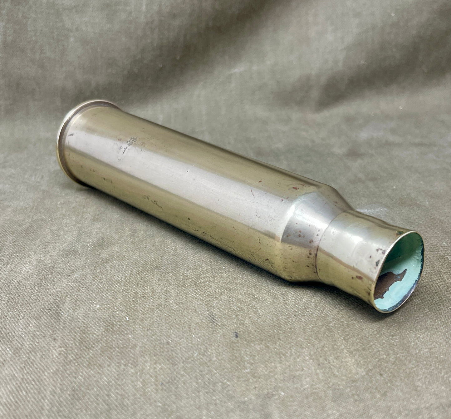 WWII French 25mm Cannon Shell – Headstamp “36 MR” | Hotchkiss Anti-Tank Round