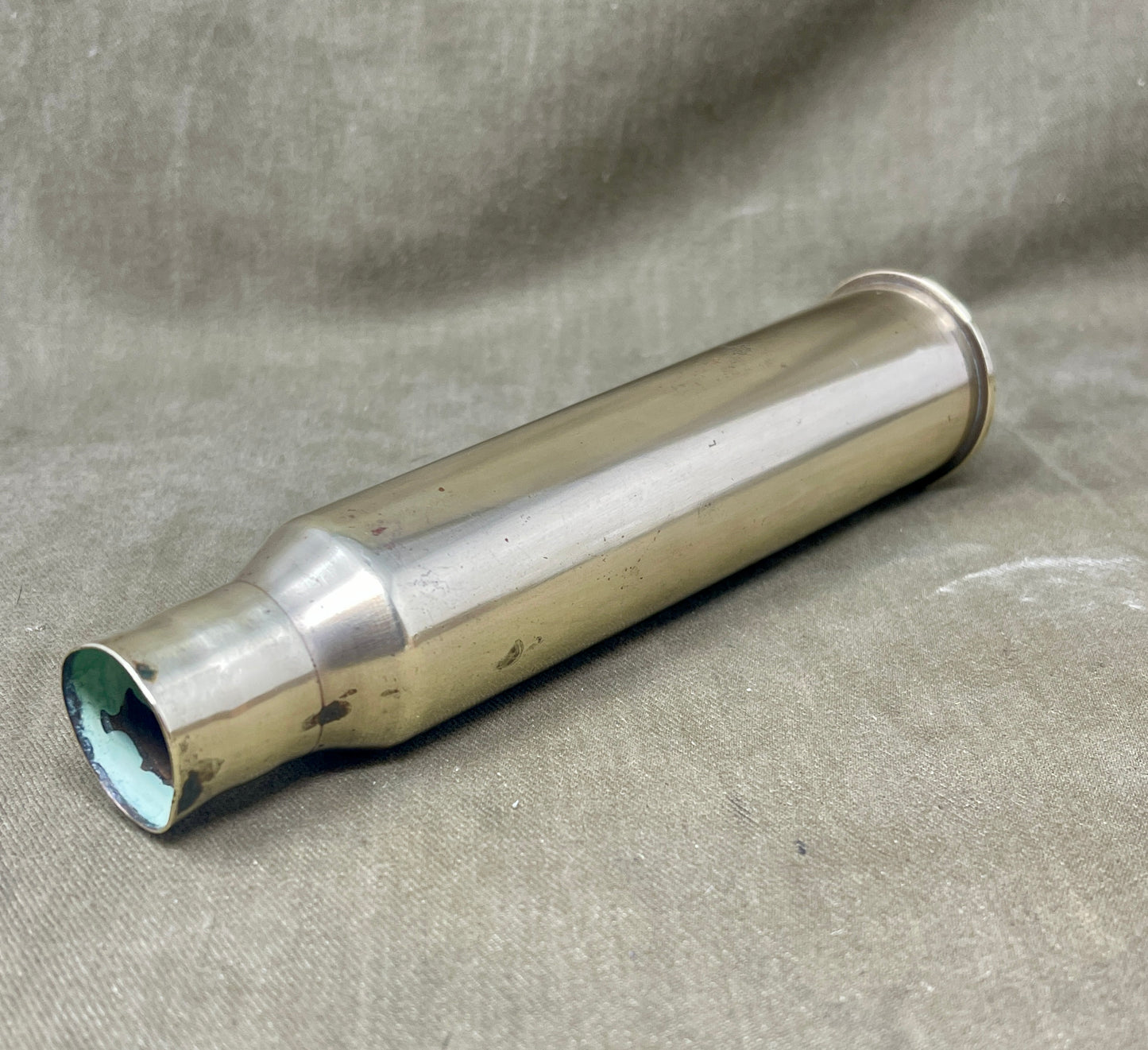 WWII French 25mm Cannon Shell – Headstamp “36 MR” | Hotchkiss Anti-Tank Round