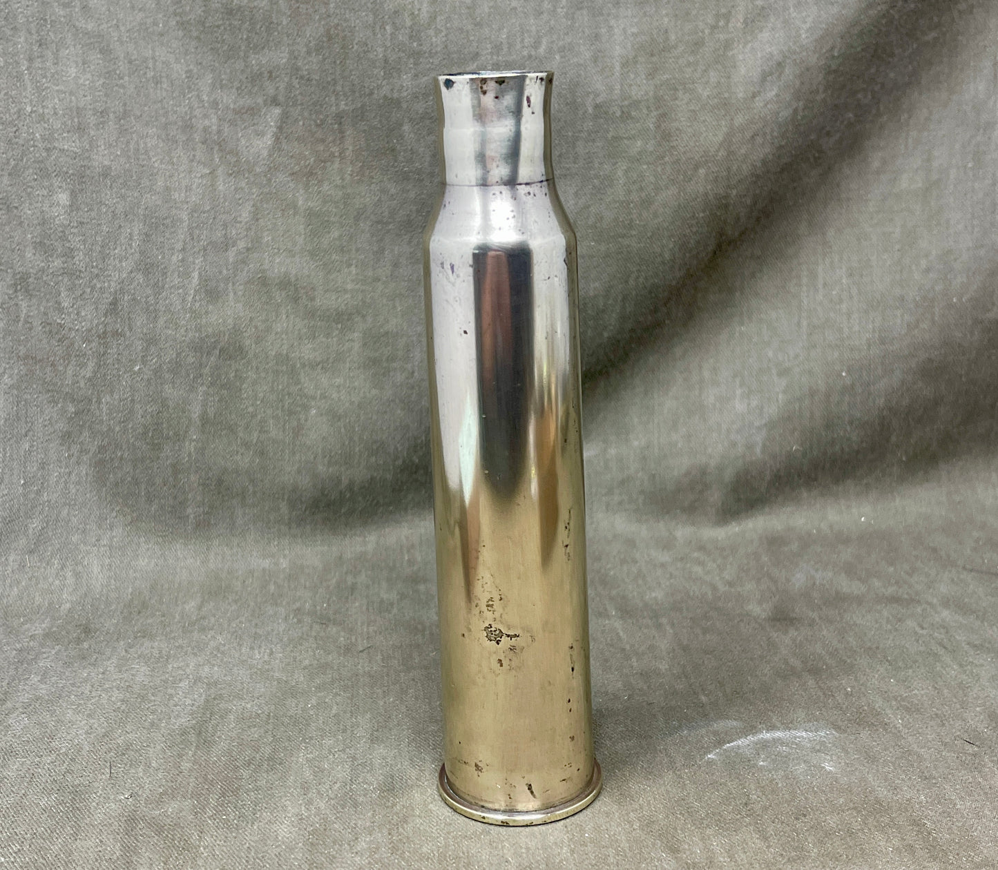 WWII French 25mm Cannon Shell – Headstamp “36 MR” | Hotchkiss Anti-Tank Round