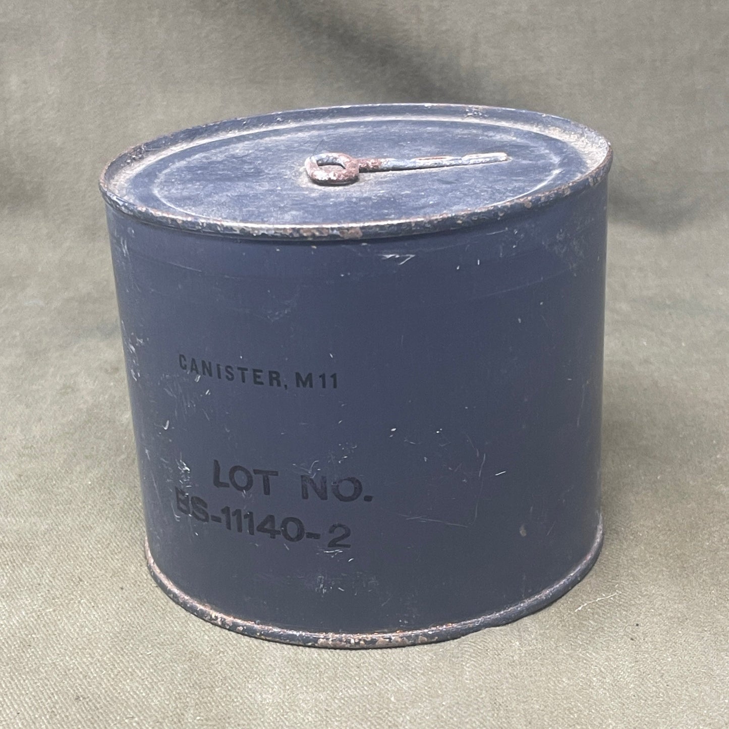 Original Sealed US WWII Gas Mask Cannister