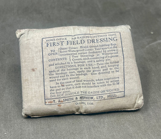 Original 1938 Home Office A.R.P. First Field Dressing