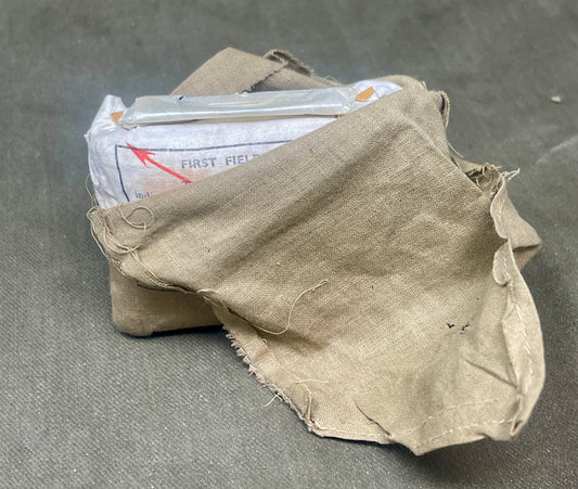 British WW2  ( Single ) First Field Dressing 1938 Dated