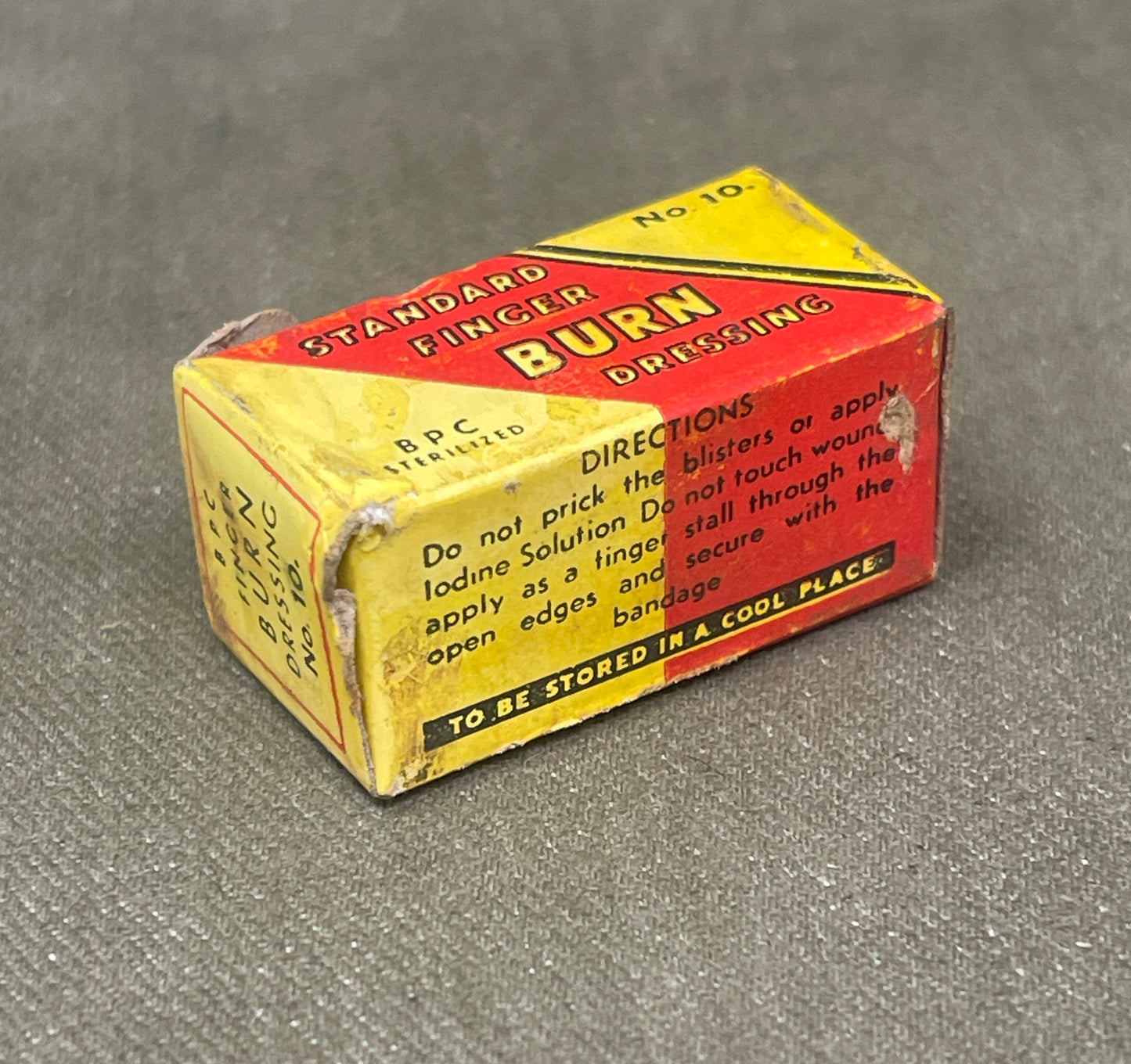 WWII Standard Burn Dressing No.10 B.P.C. – Robinson & Sons Ltd