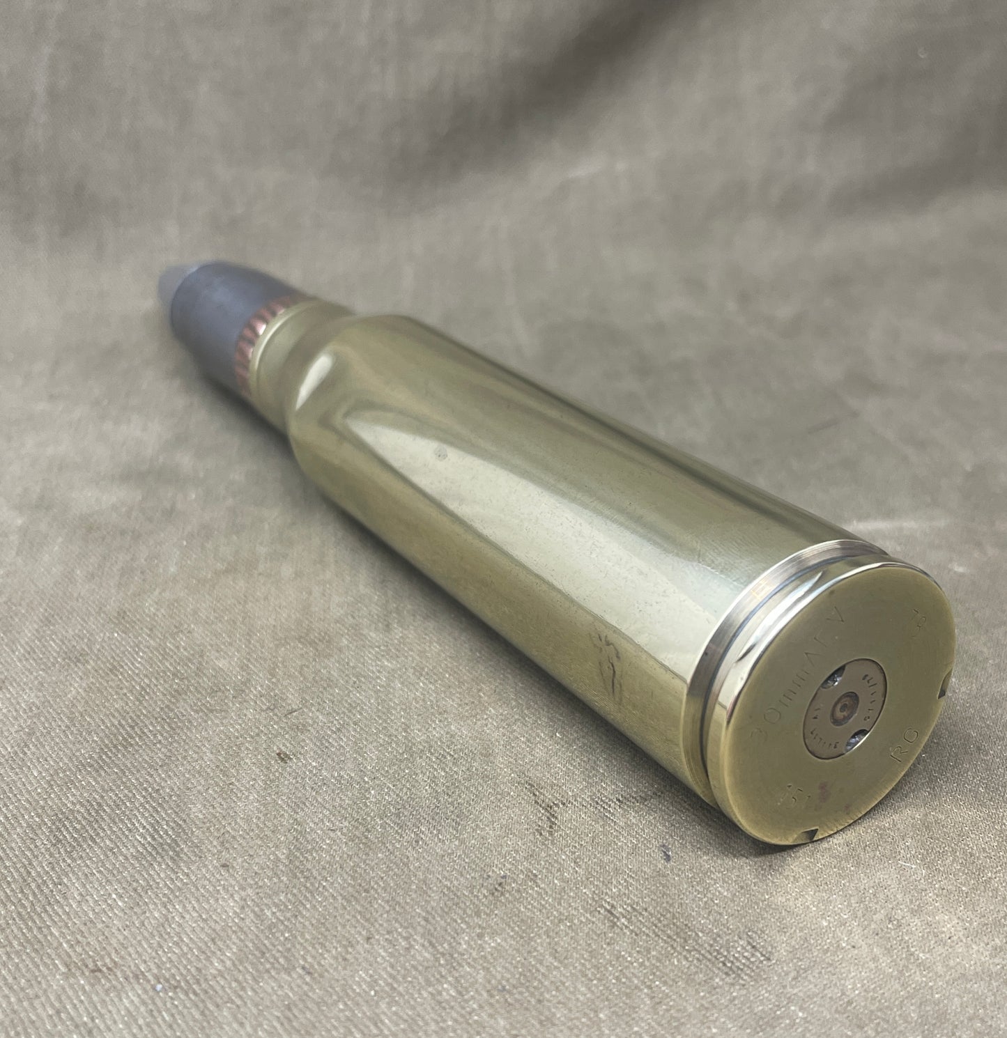 30mm Rarden AFV Brass Shell Case & Projectile – Matching RG 1978