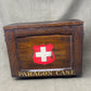 Original WW2 Paragon Wall Mounted First Aid Box – Complete Military First Aid Kit