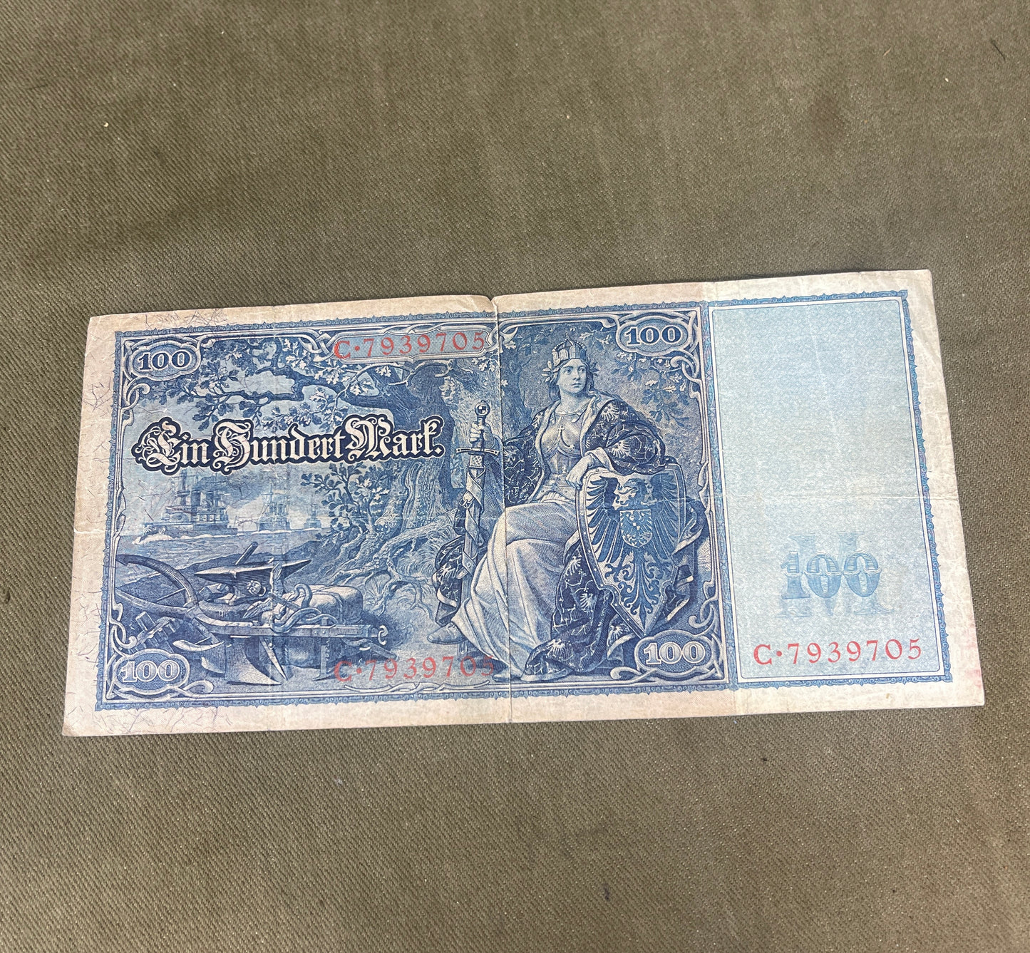 German 100  Reichsbanknote