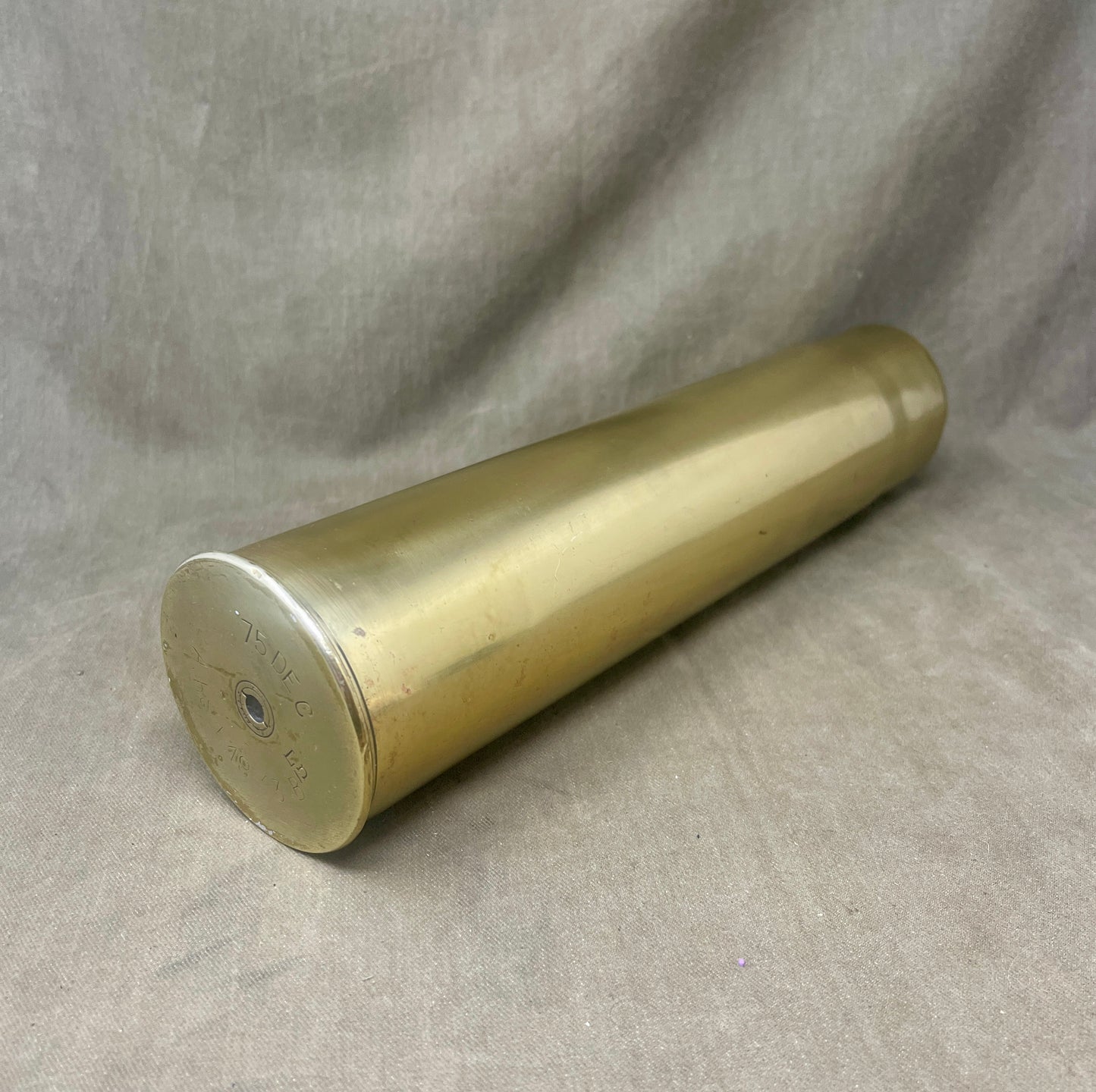 French WW1 75mm Mle 1897 Field Gun Shell Case – Inert