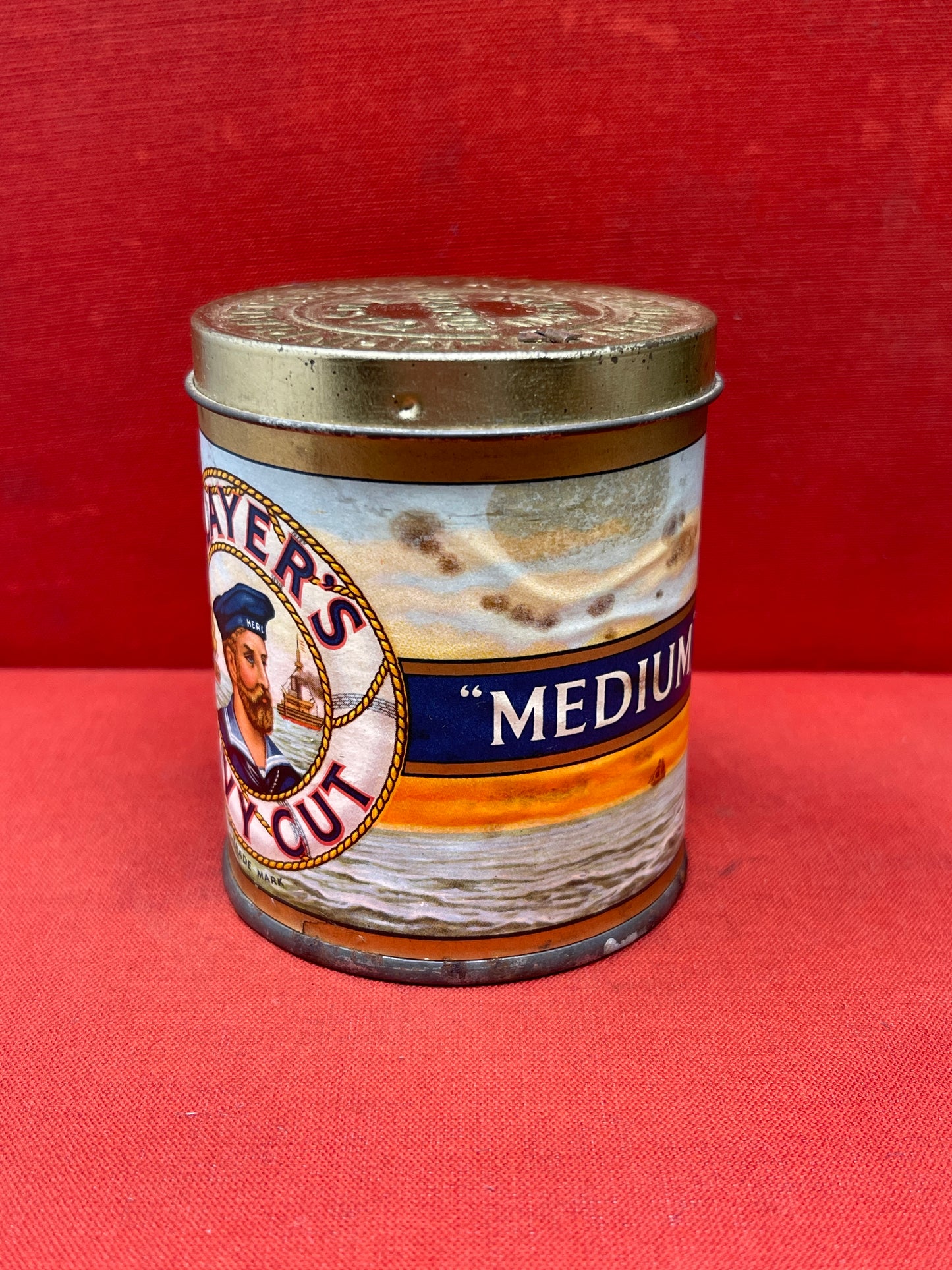 Tin of 50 Player's Navy Cut Medium cigarettes, unopened