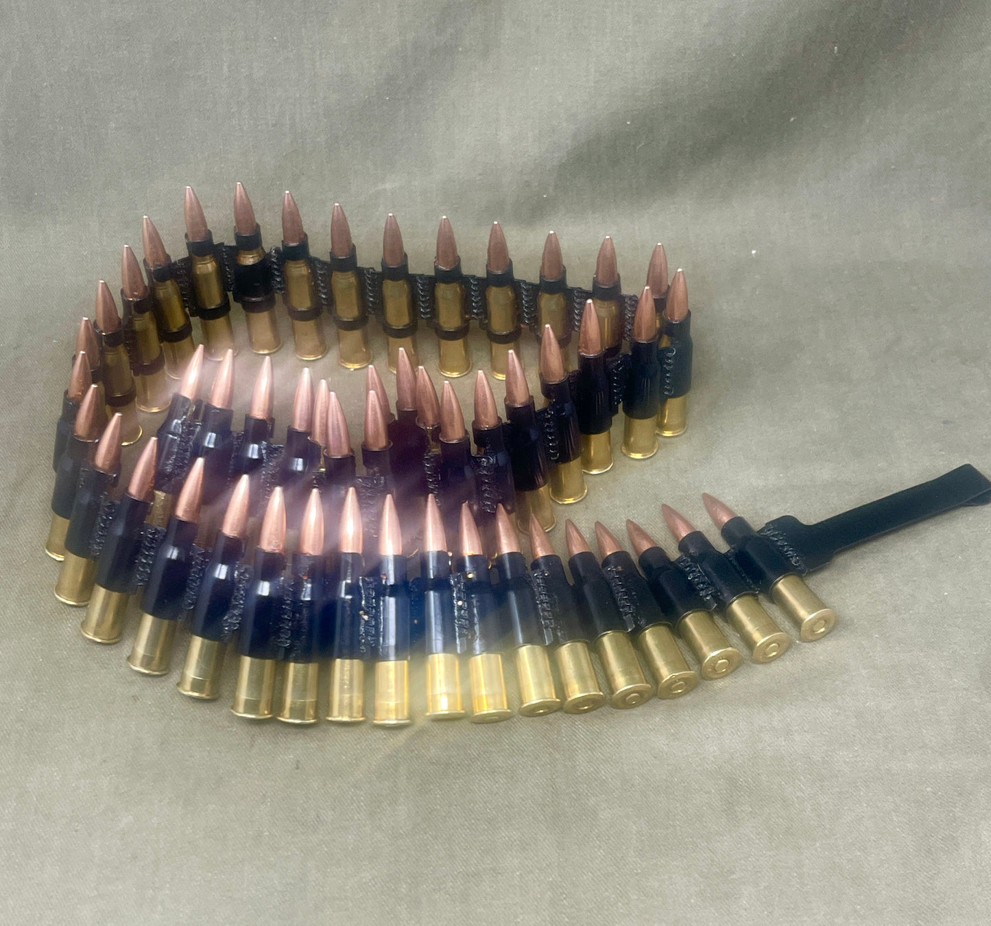 Original Russian Maxim Ammunition box . With 50 x INERT 7.62x54 Round