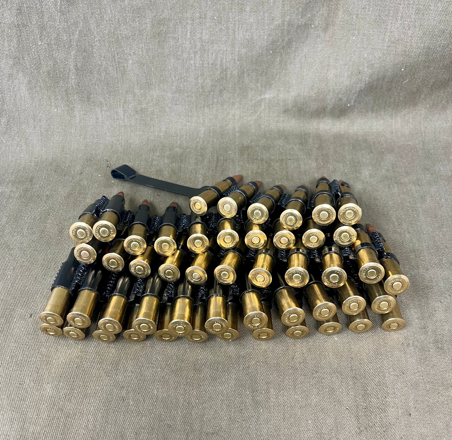 Original Russian Maxim Ammunition box . With 50 x INERT 7.62x54 Round