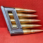Austrian M30 Steyr Mannlicher 8x56R Charger “RM” with 5 Inert 1940 Rounds – Militaria