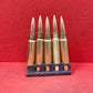5 x Inert .303 British Rounds – U 1943 (South African Mint, Kimberley) in Original Charger