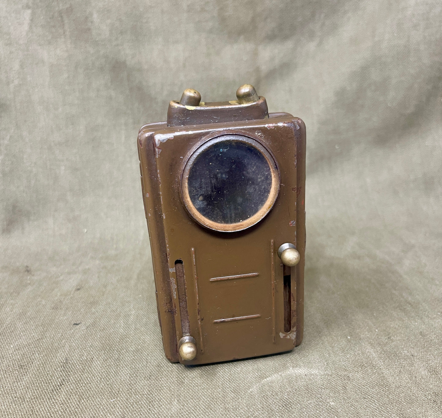 World War II British Army Lamp Electric No. 4 – D.B. Ltd Original