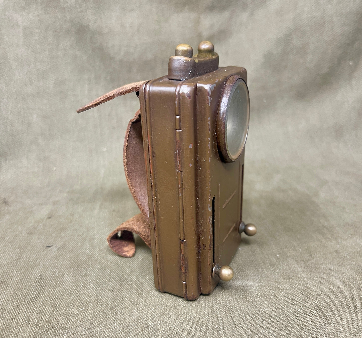 World War II British Army Lamp Electric No. 4 – D.B. Ltd Original