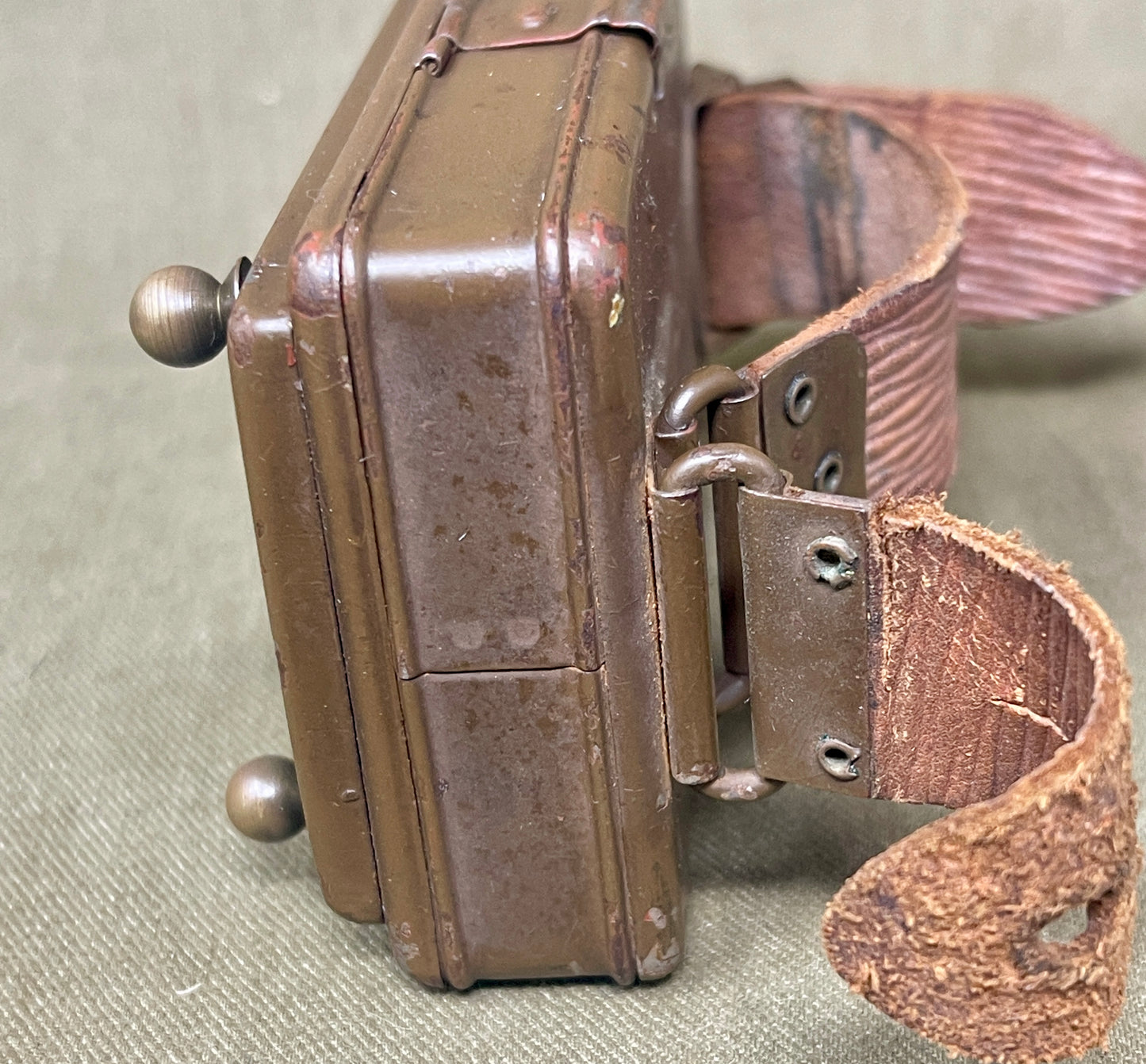 World War II British Army Lamp Electric No. 4 – D.B. Ltd Original