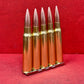 5 × INERT 7.92×57mm Rounds on Original Stripper Clip — Deactivated Display Set