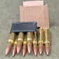 8 X Inert/ Display – .30-06 Springfield Rifle Rounds In M1 Garand Enbloc Clip INERT Primers