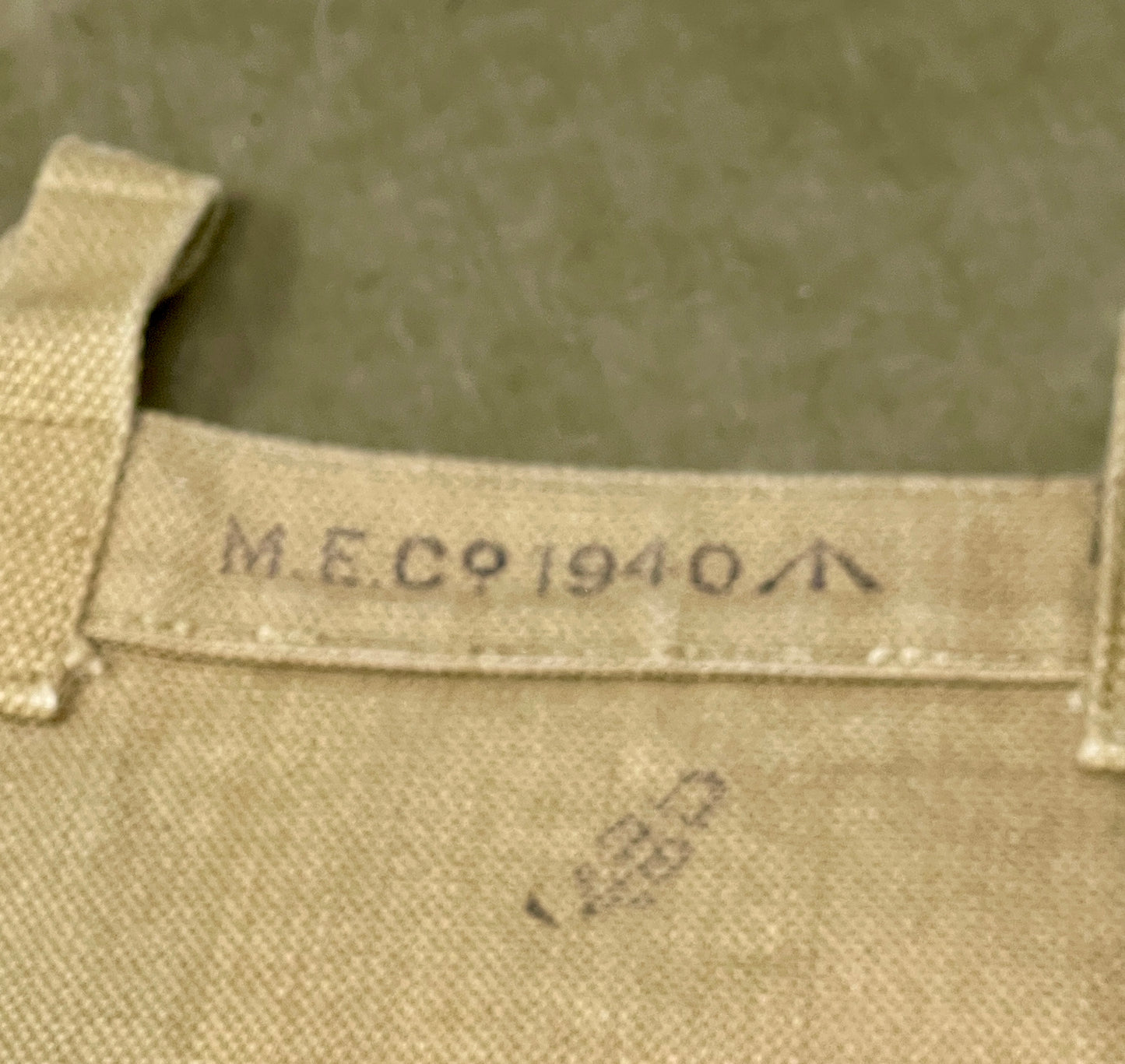 British Army 1937 Pattern Webbing Large Pack – M.E.C.O. 1940