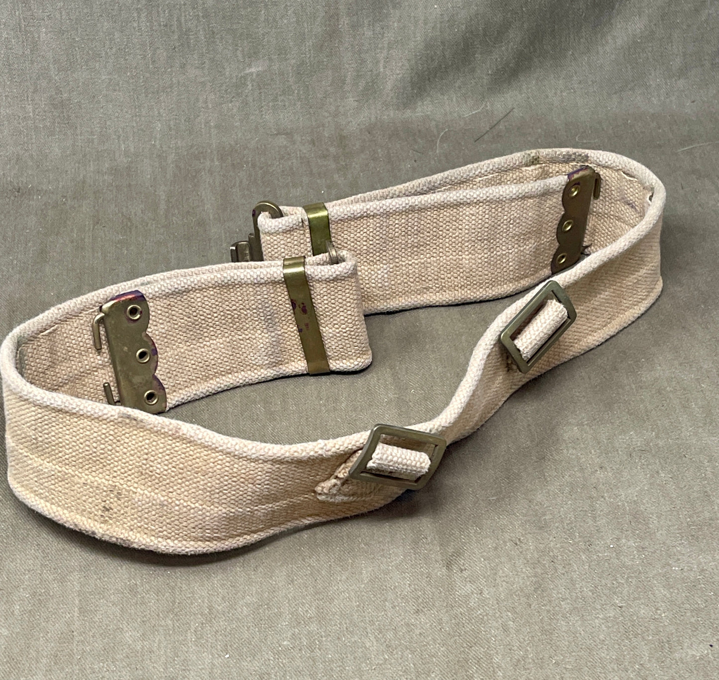 British Army 1937 Pattern Webbing Belt Brass