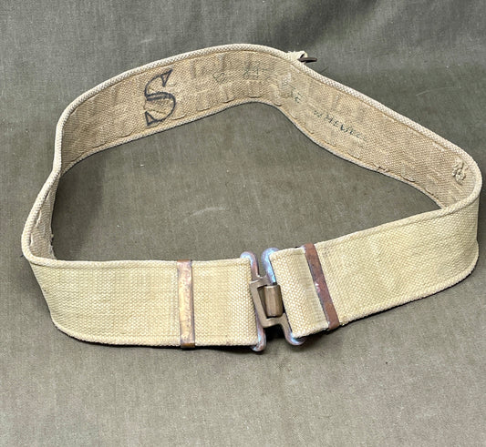 British Army 1937 Pattern Webbing Belt Brass