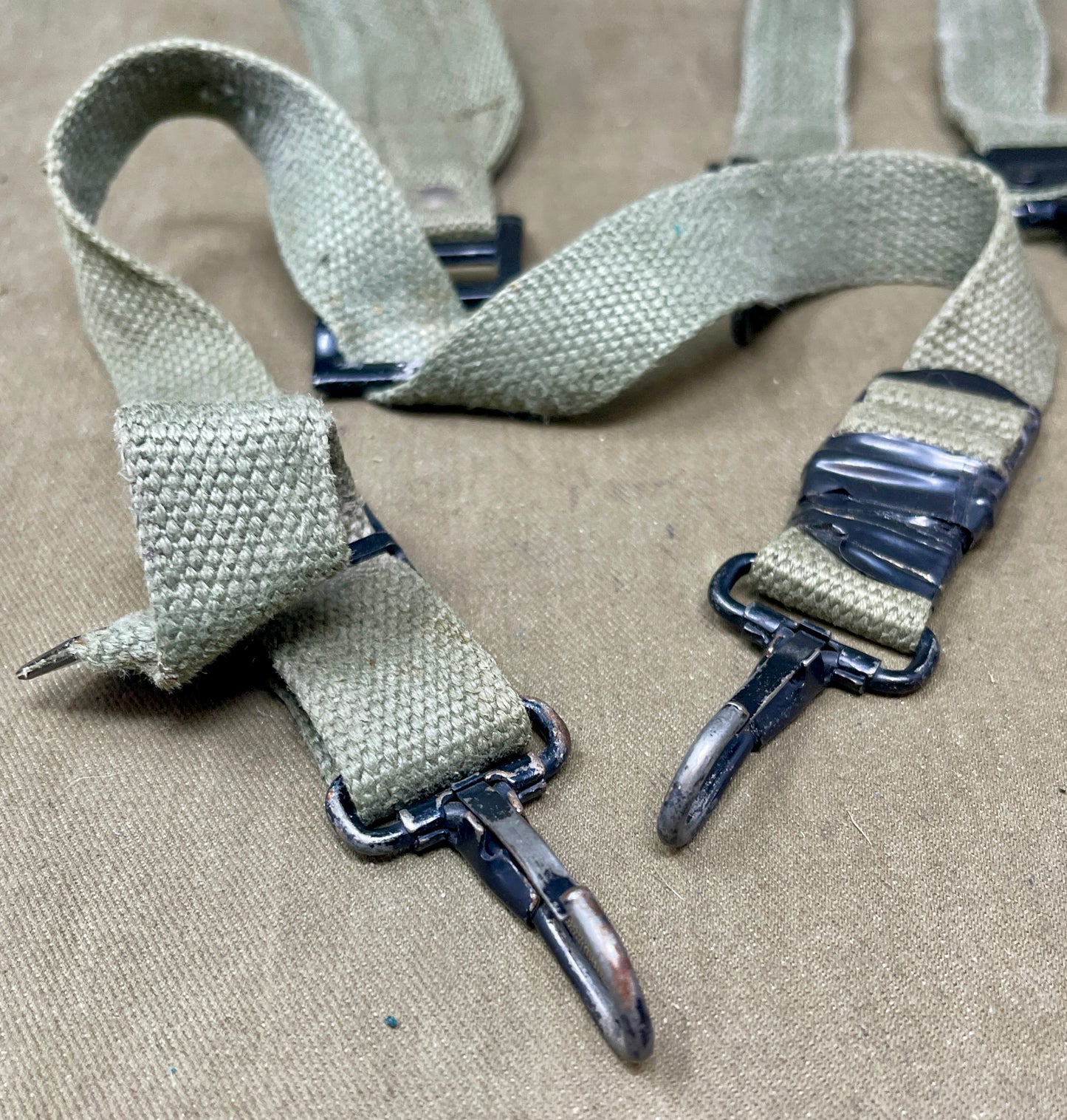 French Foreign Legion Webbing Yoke & Medical Pouch – c.1950