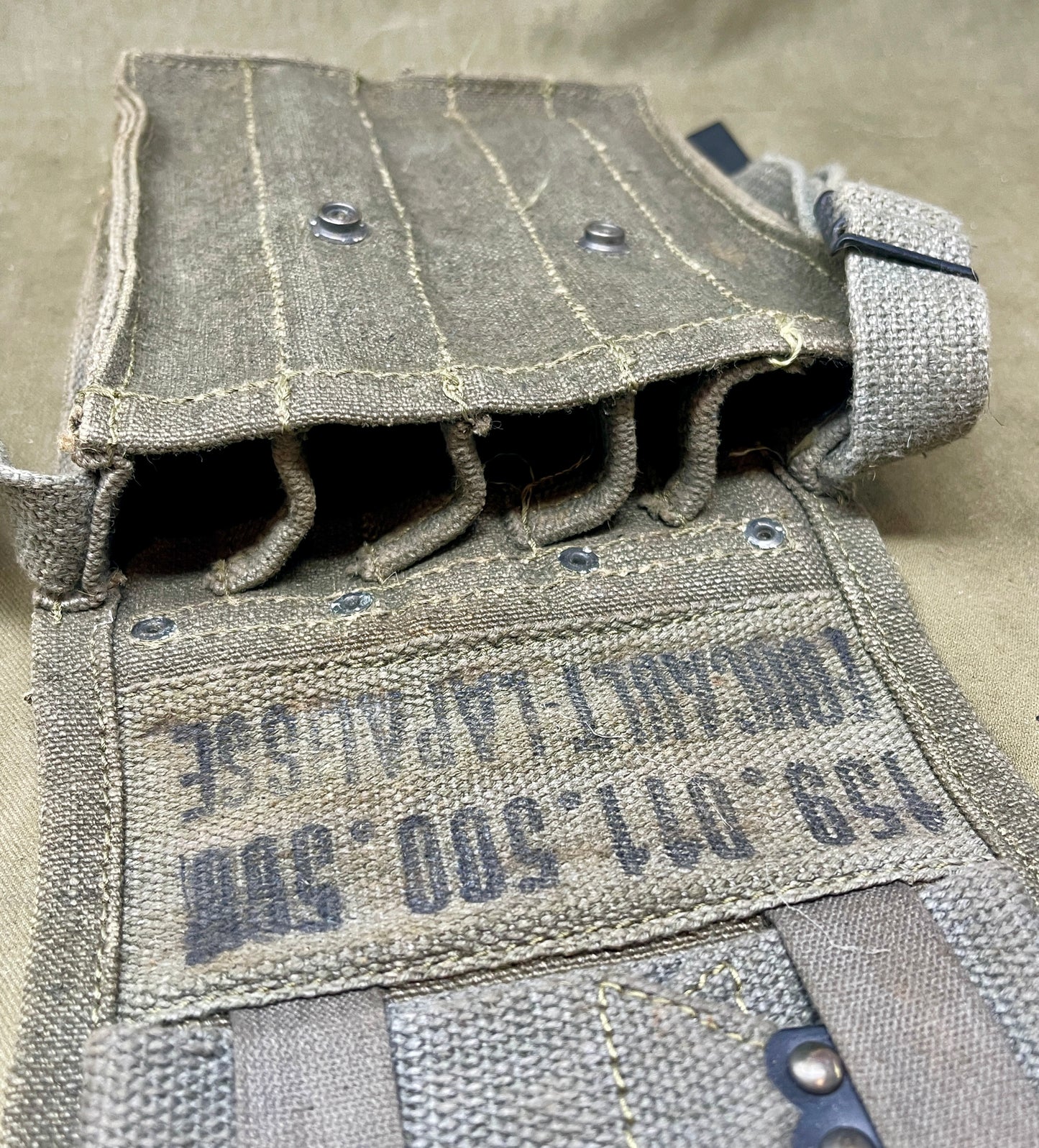 French Foreign Legion MAT-49 Submachine Gun Magazine Pouch
