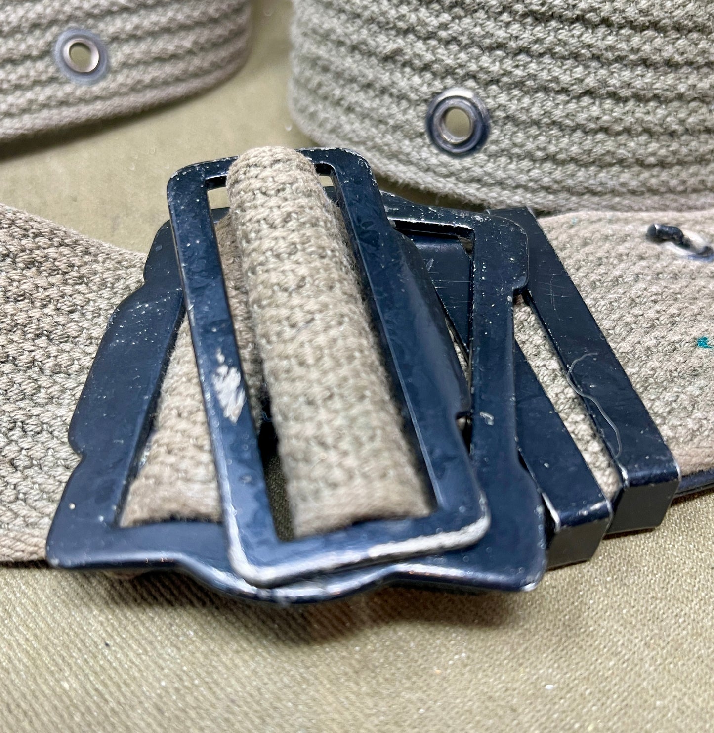 French Foreign Legion Webbing Webbing Belt circa 1950