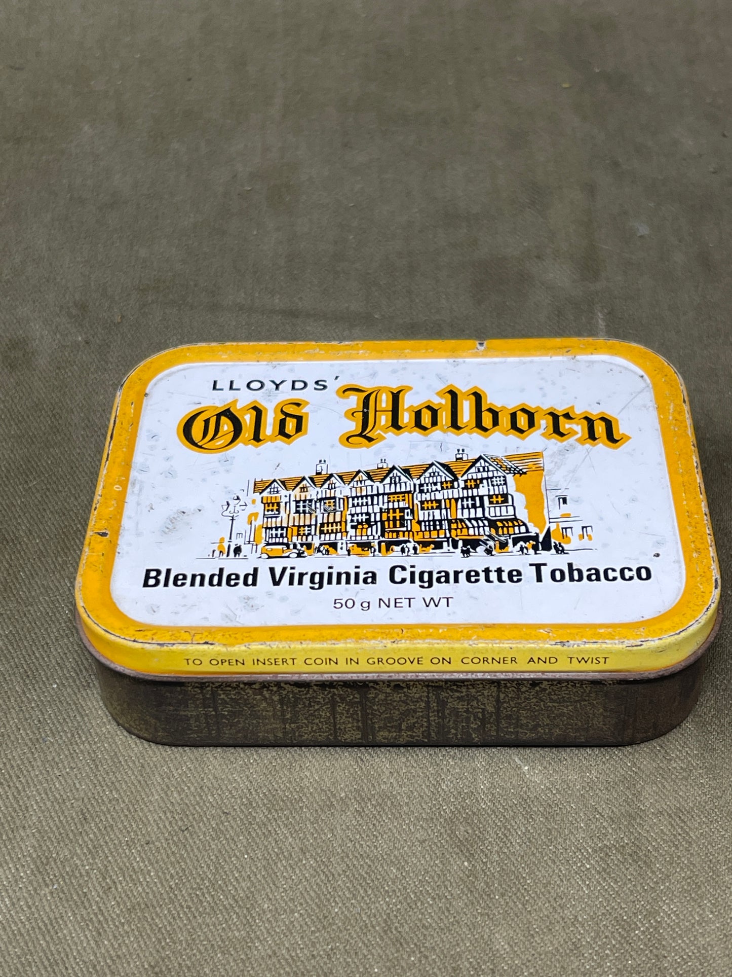 Vintage Old Holburn Tobacco Tin