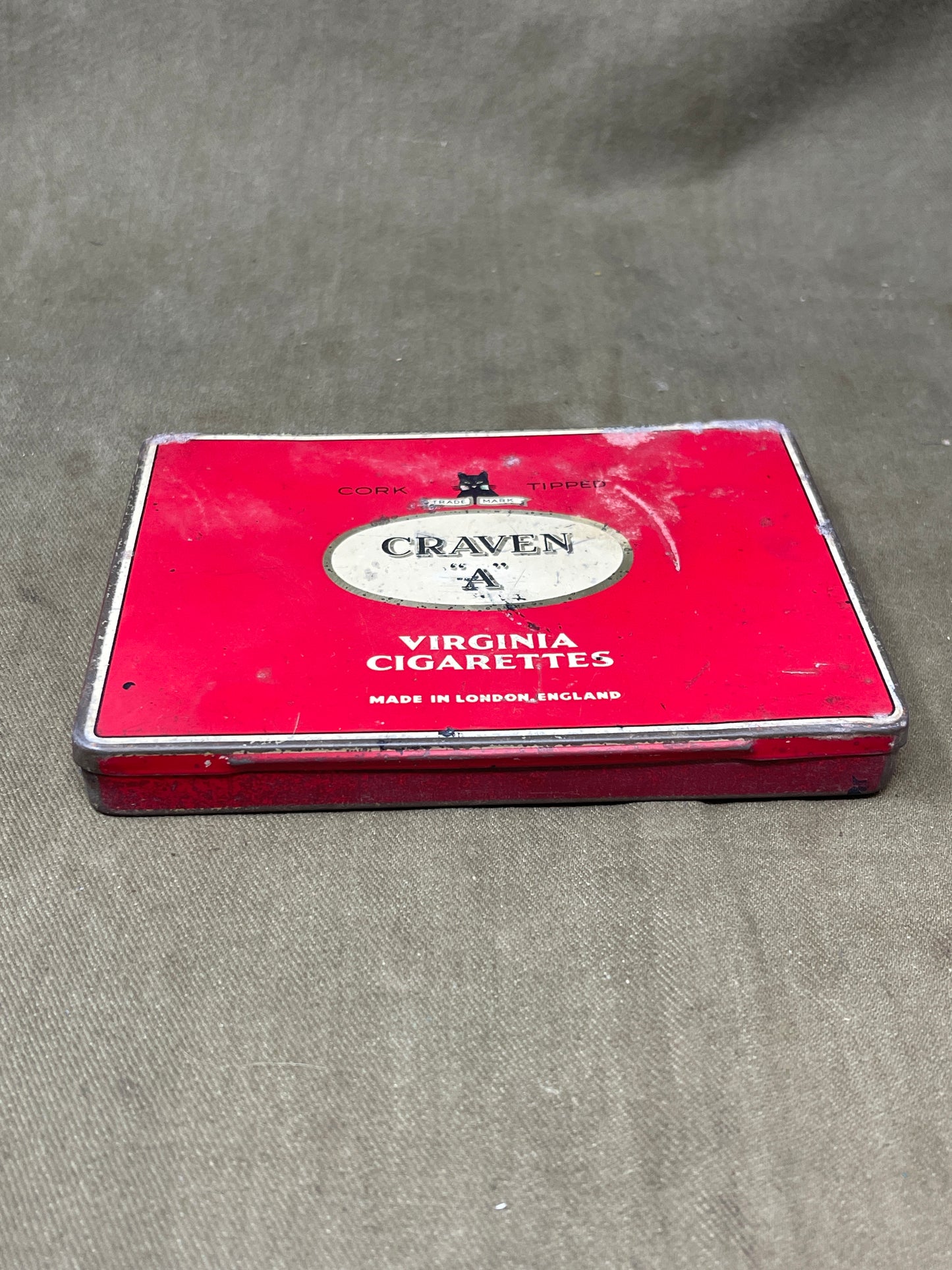 Vintage Craven A Cigarette Tin